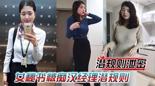潜规则池密女秘书被痴汉经理潜规则
