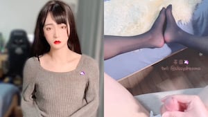 2022年度最美Cd小姐姐-荼蘼- ： 黑丝白花花的美腿，看着实在是神清气爽、浓浓白色液体 爱不爱！