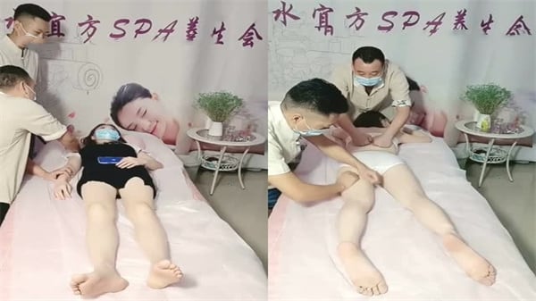 水宜方SPA养生私密会所师徒首次合体强上女顾客-3