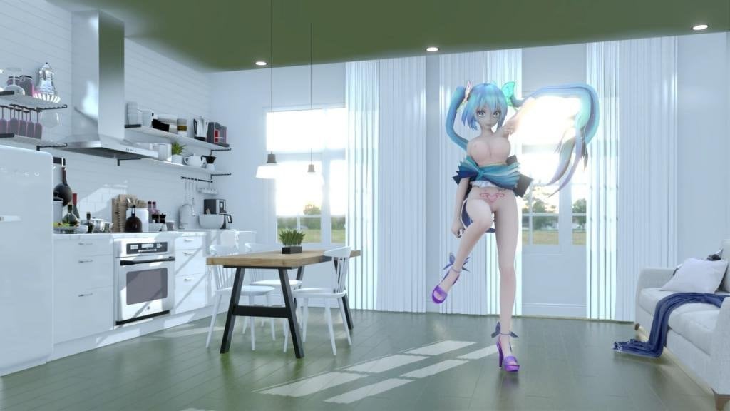 MMD23 初音蜜穴狂颤！制服骚货被巨根爆操到虚拟高潮