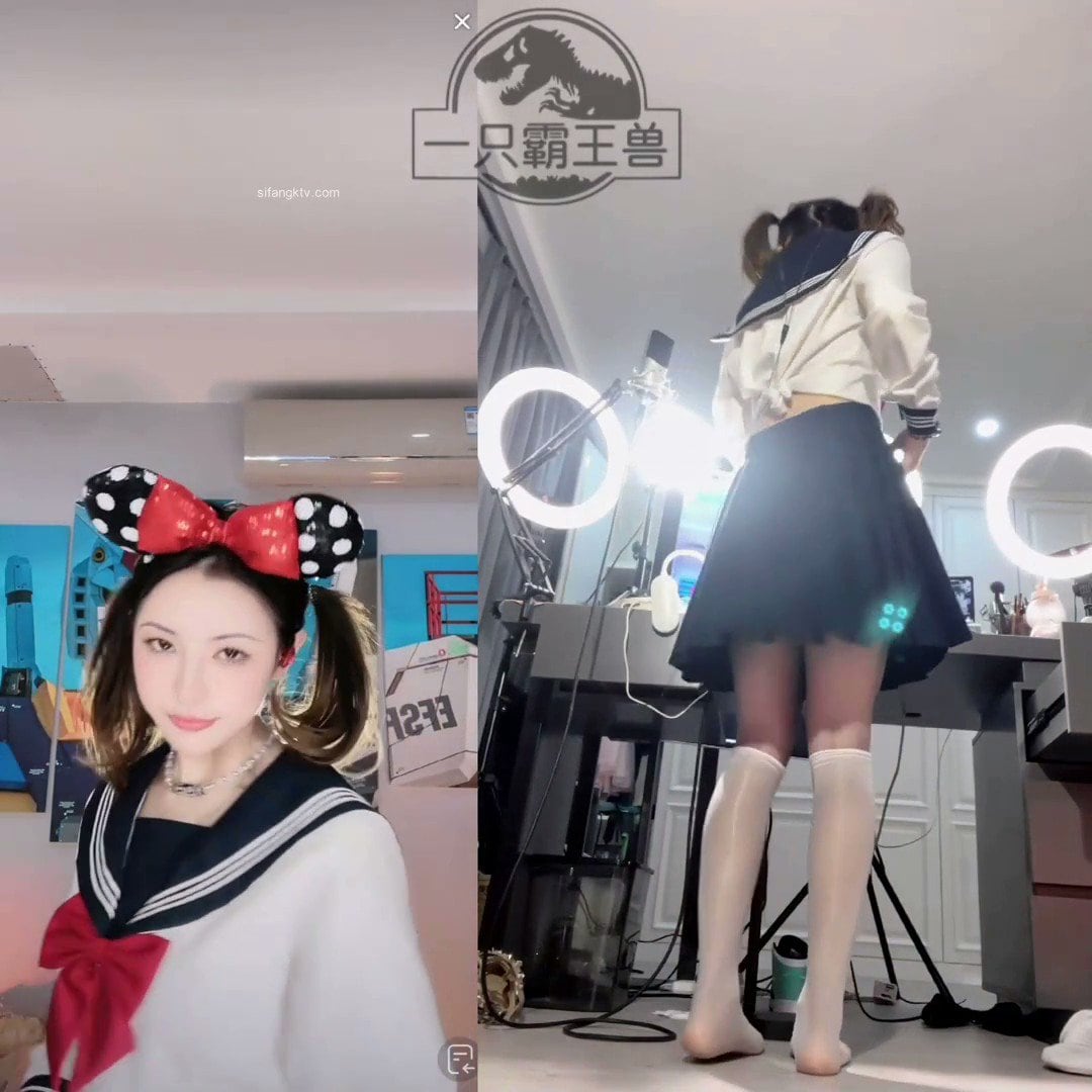 一只霸王兽 双视角直播 骚的一批